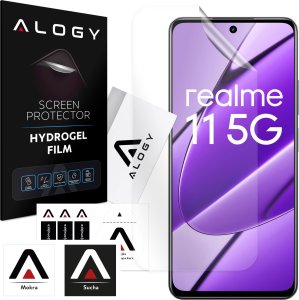 Alogy Folia Hydrożelowa do Realme 11 5G ochronna na telefon na ekran Alogy Hydrogel Film 1