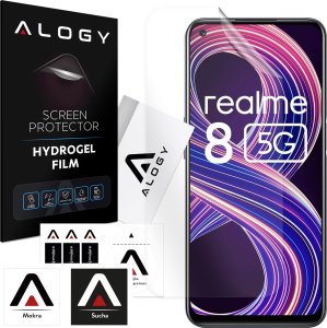 Alogy Folia Hydrożelowa do Realme 8 ochronna na telefon na ekran Alogy Hydrogel Film 1