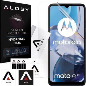 Alogy Folia Hydrożelowa do Motorola Moto E22/ E22i ochronna na telefon na ekran Alogy Hydrogel Film 1