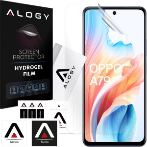 Alogy Folia Hydrożelowa do Oppo A79 5G ochronna na telefon na ekran Alogy Hydrogel Film 1