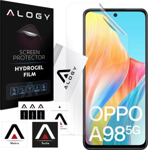 Alogy Folia Hydrożelowa do Oppo A98 5G ochronna na telefon na ekran Alogy Hydrogel Film 1