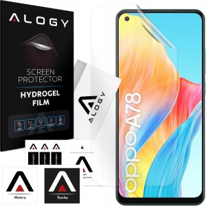 Alogy Folia Hydrożelowa do Oppo A78 4G ochronna na telefon na ekran Alogy Hydrogel Film 1