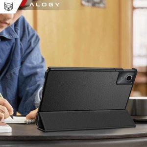 Etui na tablet Alogy Etui do Lenovo Tab M11 10.95" TB330FU / TB330XU / TB331FC Book Case Cover z klapką obudowa futerał pokrowiec Alogy Czarne 15