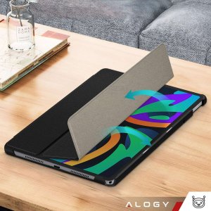 Etui na tablet Alogy Etui do Lenovo Tab M11 10.95" TB330FU / TB330XU / TB331FC Book Case Cover z klapką obudowa futerał pokrowiec Alogy Czarne 6