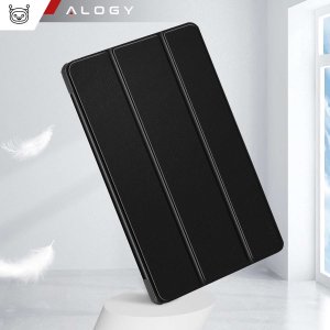 Etui na tablet Alogy Etui do Lenovo Tab M11 10.95" TB330FU / TB330XU / TB331FC Book Case Cover z klapką obudowa futerał pokrowiec Alogy Czarne 8