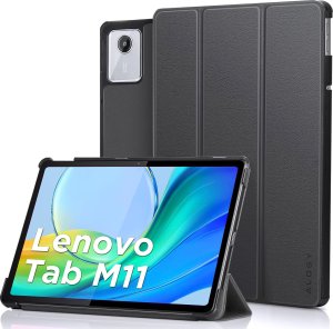 Etui na tablet Alogy Etui do Lenovo Tab M11 10.95" TB330FU / TB330XU / TB331FC Book Case Cover z klapką obudowa futerał pokrowiec Alogy Szare 1