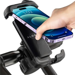 Alogy Uchwyt rowerowy do telefonu 4.7-6.8" na telefon kierownicę roweru na rower motocykl regulowany Alogy Sport czarny 15