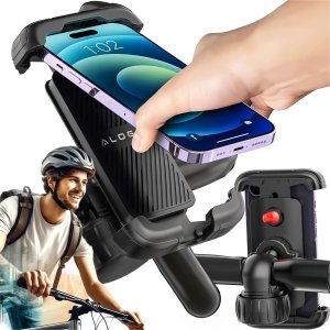 Alogy Uchwyt rowerowy do telefonu 4.7-6.8" na telefon kierownicę roweru na rower motocykl regulowany Alogy Sport czarny 16