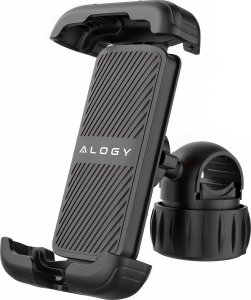 Alogy Uchwyt rowerowy do telefonu 4.7-6.8" na telefon kierownicę roweru na rower motocykl regulowany Alogy Sport czarny 17