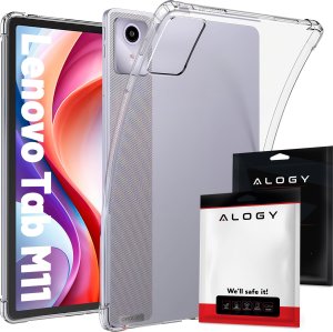 Etui na tablet Alogy Etui Alogy Shockproof do Lenovo Tab M11 10.95" TB330FU / TB330XU / TB331FC obudowa pokrowiec Przezroczysty 12