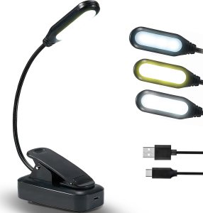 Lampka biurkowa Alogy Lampka Alogy LED nocna na biurko biurkowa do czytania lampa regulowana giętka bezprzewodowa micro USB czarna 16