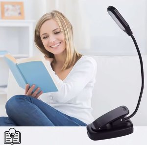 Lampka biurkowa Alogy Lampka Alogy LED nocna na biurko biurkowa do czytania lampa regulowana giętka bezprzewodowa micro USB czarna 8
