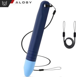 Rysik Alogy Rysik pojemnościowy długopis dotykowy do ekranów do telefonu tabletu Alogy Stylus Pen dla dzieci 10 cm Niebieski 1