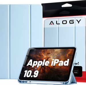 Etui na tablet Alogy Etui do Apple iPad 10gen. 10.9" 2022 obudowa na tablet Alogy Smart Case Pencil Holder Niebieskie 1