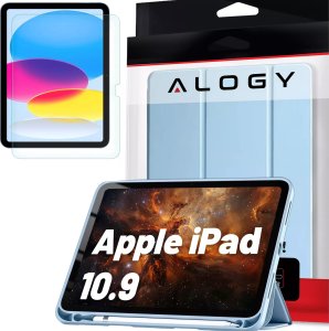 Etui na tablet Alogy Etui do Apple iPad 10gen. 10.9" 2022 obudowa na tablet Smart Case Pencil Holder Niebieskie 16