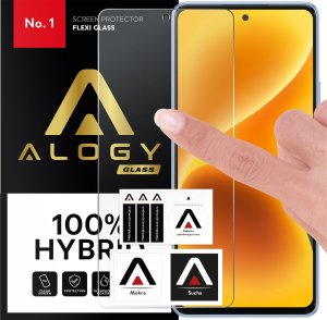 Alogy Szkło hybrydowe do Samsung Galaxy A53 5G na ekran Alogy Flexi Glass 9H Case Friendly płaskie na ekran 1