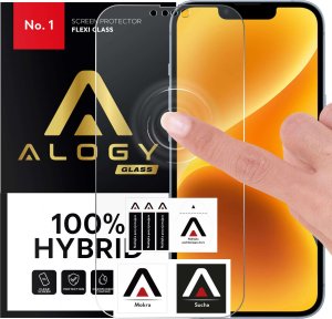 Alogy Szkło hybrydowe do Apple iPhone 14 Plus na cały ekran Alogy Flexi Full Glass 9H ochrona na cały ekran 1