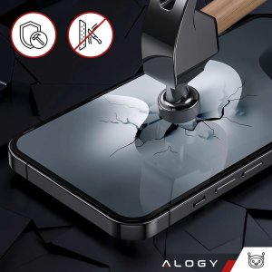 Alogy Szkło hybrydowe do Samsung Galaxy S23 na ekran Alogy Flexi Glass 9H Case Friendly płaskie na ekran 3