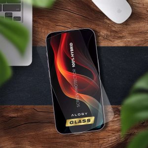 Alogy Szkło hybrydowe do Samsung Galaxy S24 na ekran Flexi Glass 9H Case Friendly płaskie na ekran 2