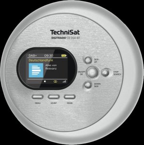 Radio TechniSat TechniSat Digitradio CD 2GO BT tragbarer CD-Player silber 1