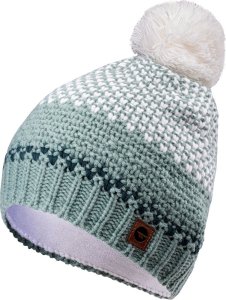 Hi-Tec Damska czapka zimowa ciepła Hi-tec Lady Hervina turkusowo-biała 2