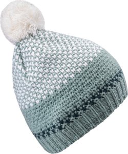 Hi-Tec Damska czapka zimowa ciepła Hi-tec Lady Hervina turkusowo-biała 3