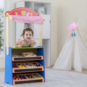 Viga Toys VIGA Teatrzyk i Sklep Spożywczy 2w1 2