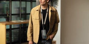 Uniq UNIQ Vista uniwersalna smycz do telefonu 2w1 pastelowy zielony/laurell green 6