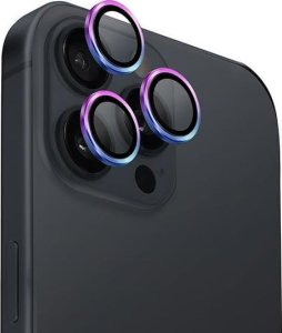 Uniq UNIQ Optix Aluminium Camera Lens Protector iPhone 16 Pro 6.3" / 16 Pro Max 6.9" iridescent szkło na obiektyw aparatu z aplikatorem 1