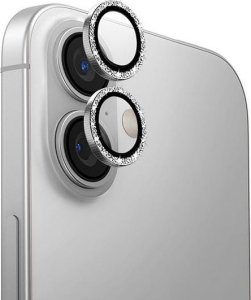 Uniq UNIQ Optix Aluminium Camera Lens Protector iPhone 16 6.1" / 16 Plus 6.7" white shimmer szkło na obiektyw aparatu z aplikatorem 1