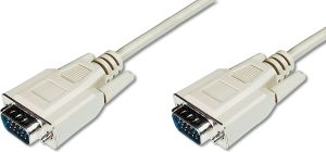 Kabel Digitus D-Sub (VGA) - D-Sub (VGA) 5m biały (AK-310100-050-E) 1