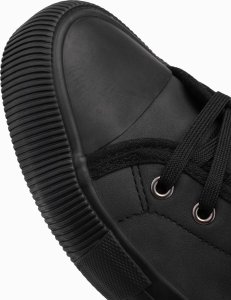 Ombre Męskie buty wysokie trampki z dekoracyjną cholewką  grafitowe V4 OM-FOTH-0158 45 2