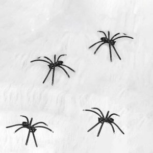 Springos Dekoracja na Halloween pajęczyna z 2 pająkami 60g ozdoba sieć pajęcza 3,5 m UNIWERSALNY 13