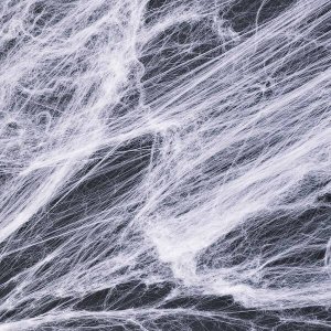 Springos Dekoracja na Halloween pajęczyna z 2 pająkami 60g ozdoba sieć pajęcza 3,5 m UNIWERSALNY 4