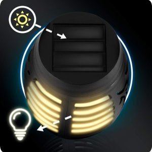 Oprawa schodowa Ilumen Lampka solarna pochodnia 2szt Ilumen LS-100 7