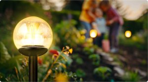 Oprawa schodowa Ilumen Lampka solarna przeźroczysta kula 4szt Ilumen LS-103 2