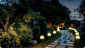 Oprawa schodowa Ilumen Lampka solarna przeźroczysta kula 4szt Ilumen LS-103 3