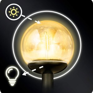 Oprawa schodowa Ilumen Lampka solarna przeźroczysta kula 4szt Ilumen LS-103 5