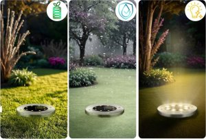 Oprawa schodowa Ilumen Lampka solarna naziemna 6szt Ilumen LS-104 8