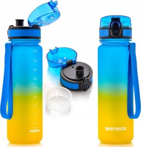 Meteor Bidon sportowy 500 ml niebieski/zółty Uniwersalny 11