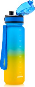 Meteor Bidon sportowy 500 ml niebieski/zółty Uniwersalny 2