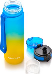 Meteor Bidon sportowy 500 ml niebieski/zółty Uniwersalny 5