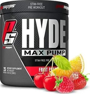 PROSUPPS Pro Supps - Hyde Max Pump, Fruit Punch, Proszek, 280g 1