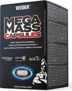 Weider Weider - Mega Mass Capsules, 120 Kapsułek 2