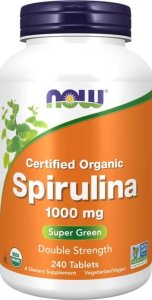 NOW Foods NOW Foods - Spirulina, 1000mg, 240 tabletek 1