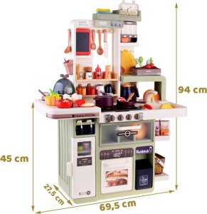 Jokomisiada Realistyczna duża Kuchnia 88el Gotuje para woda dźwięk światło ZA4666 2