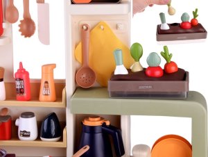 Jokomisiada Realistyczna duża Kuchnia 88el Gotuje para woda dźwięk światło ZA4666 7