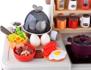 Jokomisiada Realistyczna duża Kuchnia 88el Gotuje para woda dźwięk światło ZA4666 8