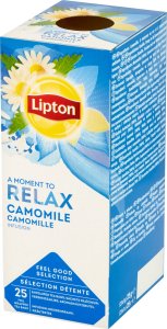 Lipton Herbata LIPTON Relax, ziołowa, rumianek, 25 torebek 1