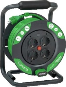 Schneider EXTENSION CABLE REEL 20M 3X1.5 IP20 1